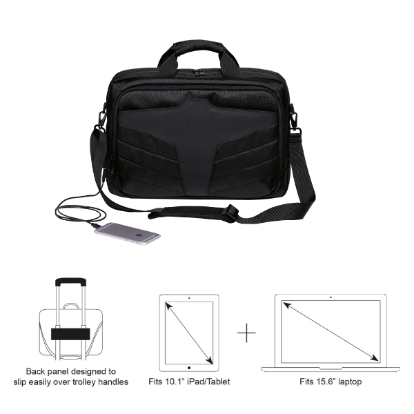 Promotional Branded Belize Brief Bag - PromoPAL