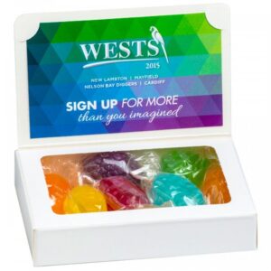 Business Card Boiled Lollies