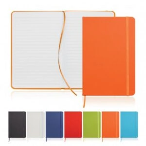 Assorted color Pamir A5 soft touch notebook