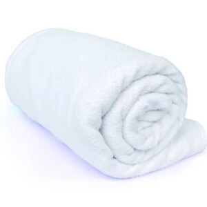 Color white towel