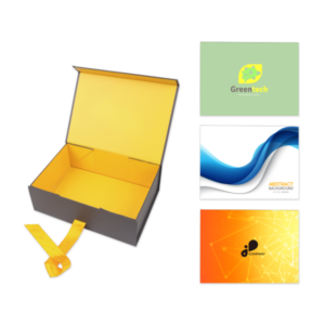 Promotional Small Foldable Magnetic Closure Box with Ribbon 1