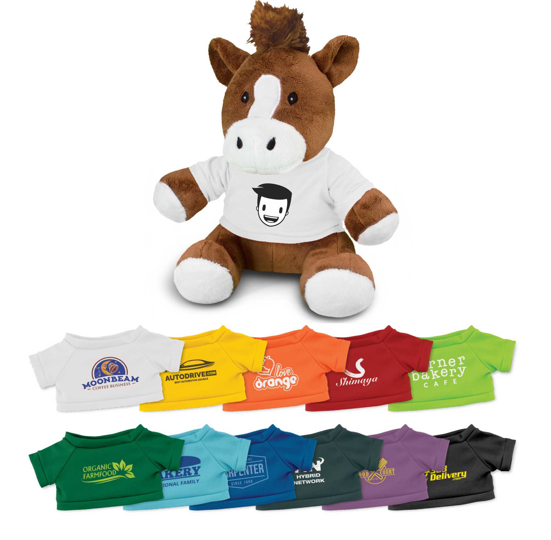Personalised Harold Plush Horse PromoPAL