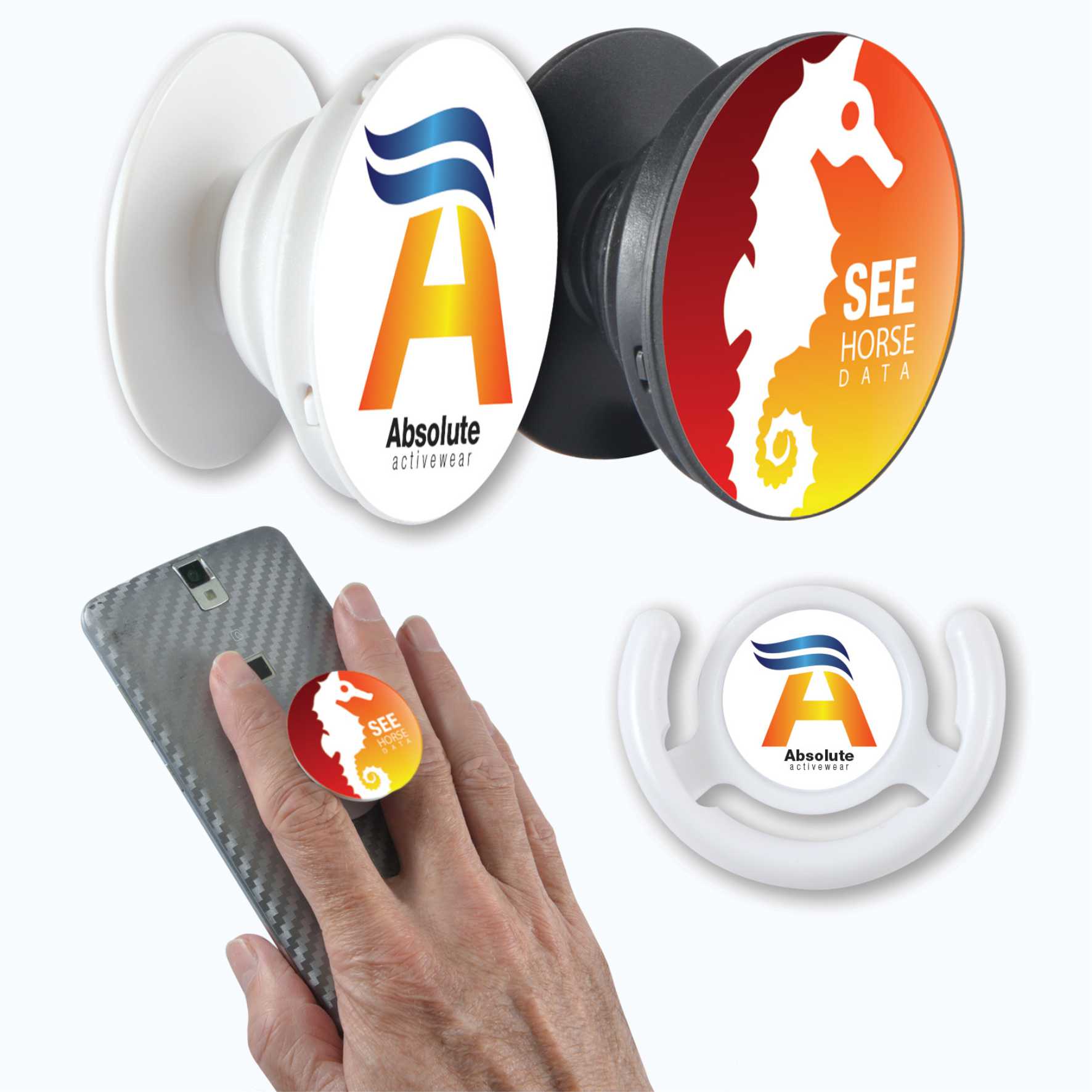 Personalised Expanding Phone Grips PromoPAL