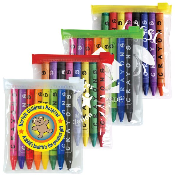Crayons in Zipper Pouch