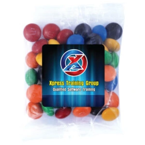Promotional 50g M&M's in Cello Bags