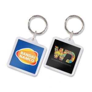 Promotional Dalkeith Plastic Keyrings Square