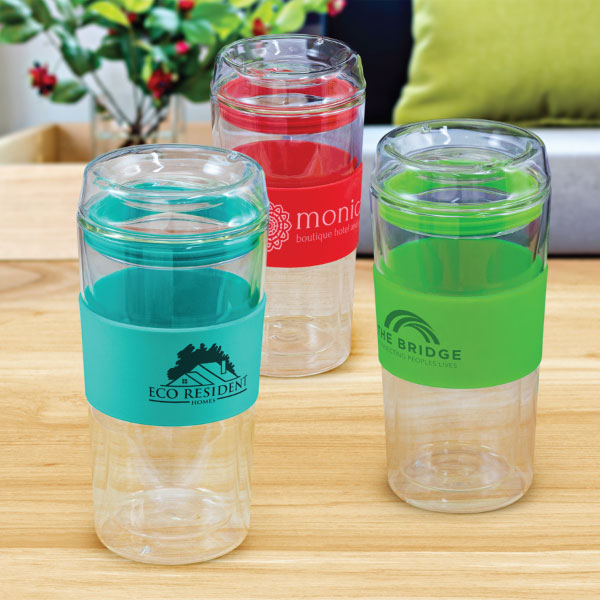 Promotional Divine Double Wall Glass Cups