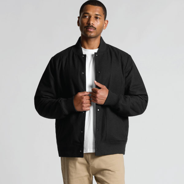 Promotional Branded Men's Felt Bomber Jackets - PromoPAL